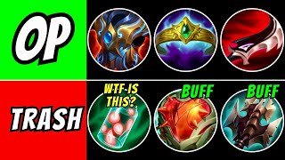 Wild Rift ITEM TIERLIST Patch 50 [upl. by Alhan653]