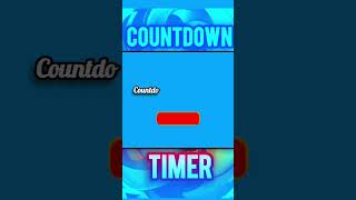 quot321 GOquot💥Countdowntime with ticking soundeffect shortsbeta shortsfeed shorts viral trending [upl. by Tterab417]