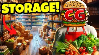 Upgraded the New Storage Room for My Grocery Store Supermarket Simulator [upl. by Aisatsanna]