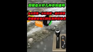 你知道嗎？四驅也分好幾種，詳細解析分時四驅丶適時四驅丶全時四驅的區別和優缺點。汽車知識 四驅系統 四驅 [upl. by Ennirok843]