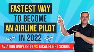 How To Become An Airline Pilot University vs Local Flight school Aviation Career Paths [upl. by Krystle]