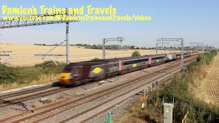 Colas Test Train HST No 43303 43301 amp Class 91117 Harrowden Junction the Slips 12th August 2024 [upl. by Kym]