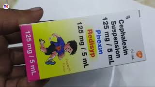 Phexin Redisyp suspension  Cephalexin suspension 125mg5ml  phexin Redisyp suspension review uses [upl. by Mudenihc273]