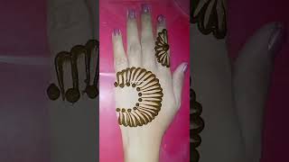 easy cotton bud mehndi design viralvideo trending mehndi youtubeshorts shortvideo shorts [upl. by Spindell]