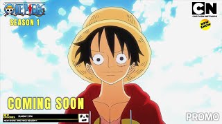 One Piece Episode 1 Hindi Dub Release Date On Cartoon Network  Promo [upl. by Coreen]