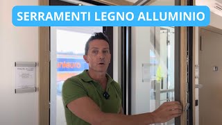 Serramenti legno alluminio [upl. by Attennot]