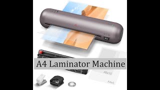 Ultimate Review A4 9 Inch Laminator Kit [upl. by Hobbie]