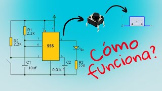 Oscilador Monoestable con 555 [upl. by Notlaw]