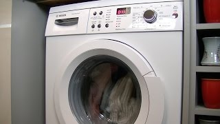 Bosch Serie  6 WAQ283S1GB Automatic washing machine Review amp Demonstration [upl. by Leba800]