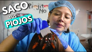 ASMR 👉🏻 PROFESIONAL  TE SACO los PIOJOS 🐜🙅🏻‍♀️Mientras te RELAJAS 💆🏻R0leplay ASMR en ESPAÑOL [upl. by Jehoash]