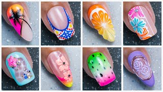 10 New Summer Nail Art Ideas 2024  Best Relaxing Nail Art Compilation [upl. by Nwonknu]