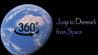 Tivoli Gardens  Epic Jump to Denmark from Space  Copenhagen  Jump from Space  4K  360°  VR [upl. by Ssej40]