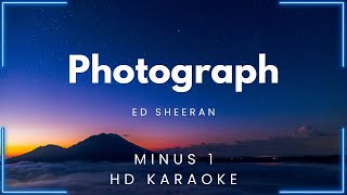 Photograph  Ed Sheeran HD Karaoke  My Daily Videoke [upl. by Henry]