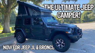 Jeep JL Ursa Minor Pop Up Camper Walkthrough [upl. by Gerhan]