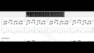 Butterfingers  Faculties Of The Mind Guitar Tab Tutorial [upl. by Dijam]