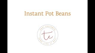 Dried Beans in the Instant Pot [upl. by Loss]