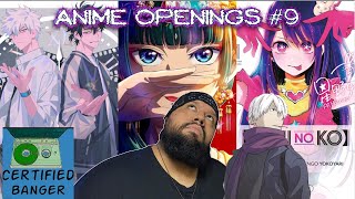 FIRST TIME REACTING to Anime Openings 9  What are these aboutfourfofour [upl. by Aneet]