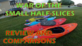 Pyranha Ripper Dagger Rewind Jackson Antix 20 and Waka GOATSmall Kayak Review and Comparison [upl. by Atnoved]