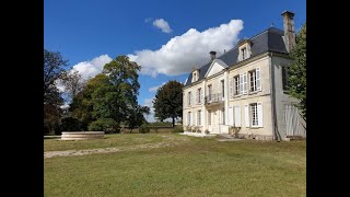 Elegant 18th C riverside Chateau for sale [upl. by Ermanno578]