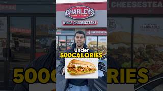 Charleys Cheesesteak LOW CALORIE HIGH PROTEIN Meal 🍽️ diet shorts [upl. by Hcurab]