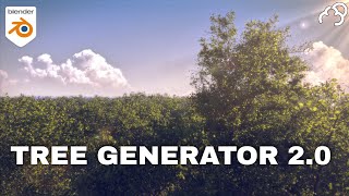 Blender Tree Generator v2 Make your very own trees [upl. by Krenn]