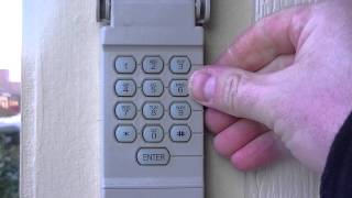 How to reset your garage door keypad pin number [upl. by Aserehc]