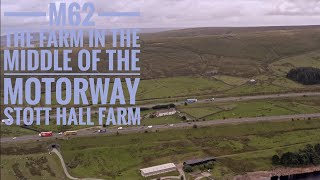 Drone Captures Staggering Footage of Stott Hall Farm on M62 Motorway [upl. by Anilet]