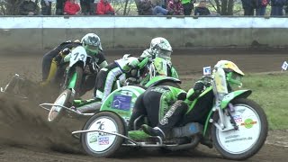 SPEEDWAY OSTERTRAINING WAGENFELD 2016  GESPANNE  SIDECARS  ZIJSPANNEN [upl. by Aldarcie]