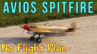 Avios Spitfire Mkvb RC Airplane No Flight Plan [upl. by Bradford539]