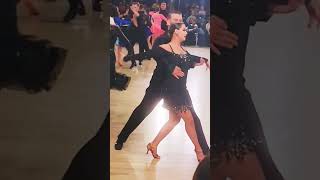 Samba Roll 💫Dani ampKonner💫ballroomdance wdsfdancesport shortsfeed latindance wdc [upl. by Lebna]