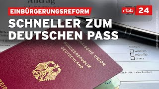 Neues Einbürgerungsgesetz tritt in Kraft Was ändert sich [upl. by Eesyak788]