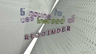 rejoinder  5 nouns meaning rejoinder sentence examples [upl. by Nats745]