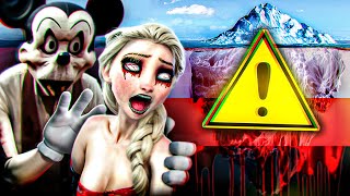 Der KOMPLETTE Disney HORROR Eisberg [upl. by Dodwell269]