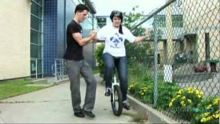 How to Ride a Unicycle Basics [upl. by Nonnek]