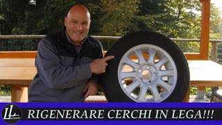 45 Come RigenerareVerniciare I Cerchi In LegaRegenerate paint alloy wheels [upl. by Enajharas]