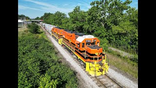 Ohio Central Switching Zanesville Ohio 7824 [upl. by Adnahcir]