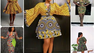 20242025 Ankara Short Gowns STYLES  Latest Ankara styles For Church And Occasion ankara fashion [upl. by Assira835]