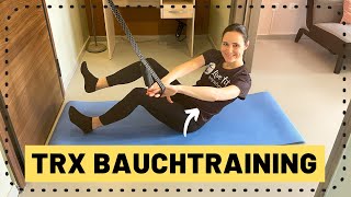 Starke Bauchmuskeln mit TRX Plankfreies Workout [upl. by Mackenie]