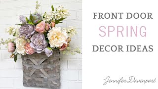 Spring Front Door Decor Ideas [upl. by Sanfred155]