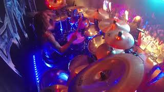 ICED EARTHPure EvilBrent SmedleyLive in Poland 2018 Drum Cam [upl. by Ayita]