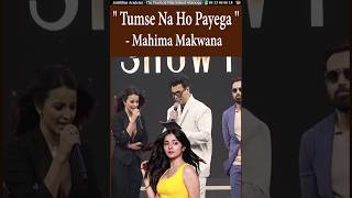 Tumse Na ho payega Kyu bola Director ne  Mahima Makwana  shorts bollywood film showtime actor [upl. by Olbap]