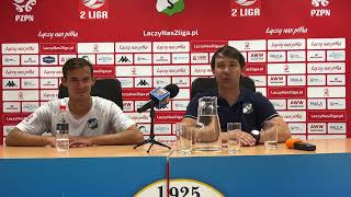 Konferencja pomeczowa KKS KALISZ vs Polonia Bytom 290524 [upl. by Farica]