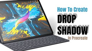 How to Create DROP SHADOW in Procreate [upl. by Menard254]