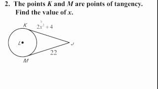 Properties of Tangent Segments [upl. by Lester]