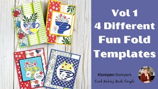 Fun Fold Card Making Templates  Volume 1 [upl. by Kciwdahc]