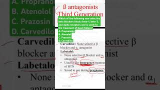 Which of the following nonselective beta blockers blocks beta1 beta2 and alpha receptors [upl. by Salokkin399]