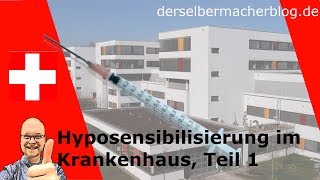 Imkerei Hyposensibilisierung im Krankenhaus Teil 1  Vorbereitungen [upl. by Analla]