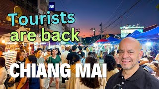 Old City  Sunday Night Market  Chiang Mai Tour [upl. by Jarlath236]