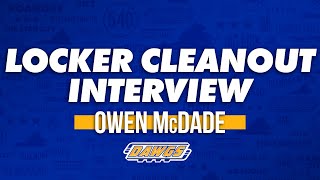 Owen McDade – Locker Cleanout Interview 20232024 [upl. by Aisetra]