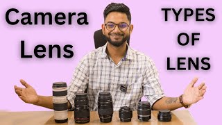 Type of Camera Lens  Zoom Prime Macro Telephoto Wide Lens  Explained in Hindi  EP 19 [upl. by Jeff]